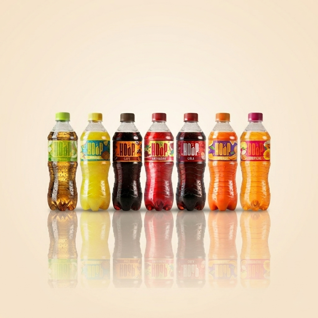 HOOP Carbonated Juices range